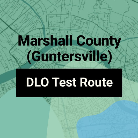 Marshall County (Guntersville) Alabama DLO Driving Test Routes