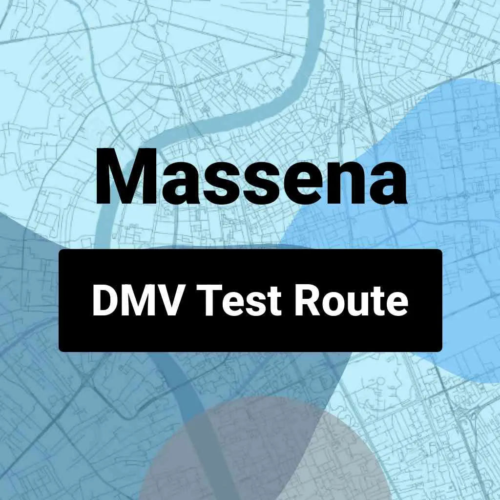 Massena, New York DMV Driving Test Routes