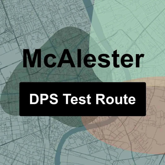 McAlester, Oklahoma DPS Driving Test Routes