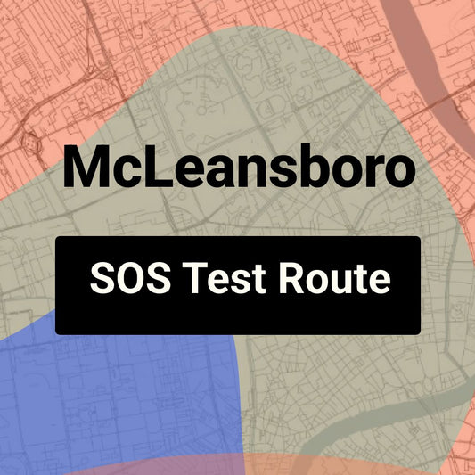 McLeansboro, Illinois SOS Driving Test Routes