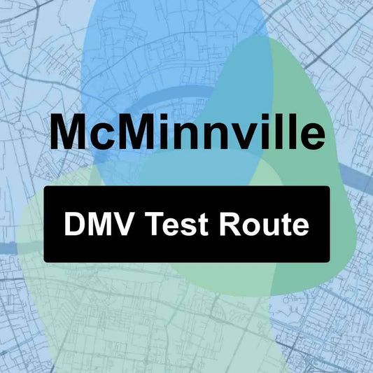 McMinnville, Tennessee DMV Driving Test Routes