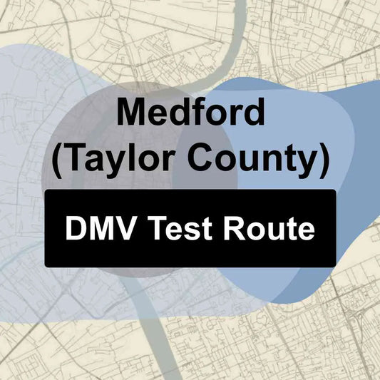 Medford (Taylor County), Wisconsin DMV Driving Test Routes