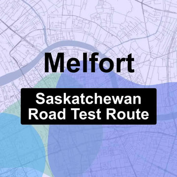 Melfort, Saskatchewan SGI Driving Test Routes