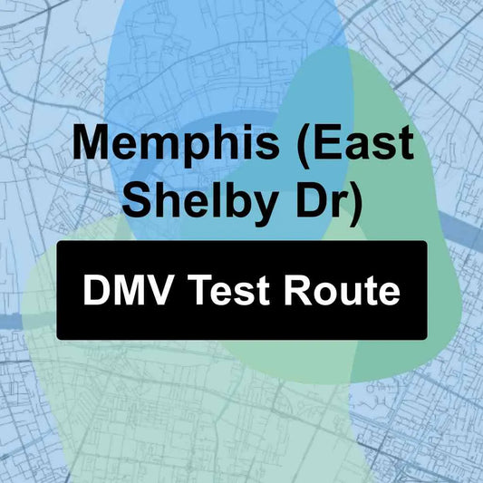 Memphis (East Shelby Dr), Tennessee DMV Driving Test Routes