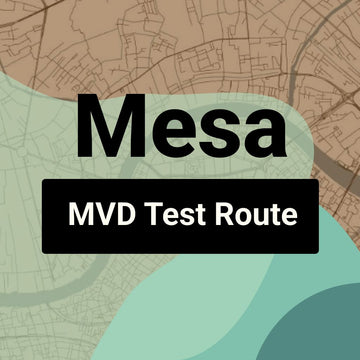 Mesa, Arizona MVD Driving Test Routes