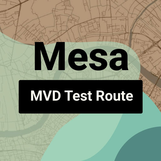 Mesa, Arizona MVD Driving Test Routes