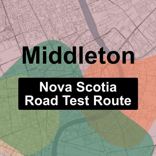 Middleton, Nova Scotia Access Driving Test Routes