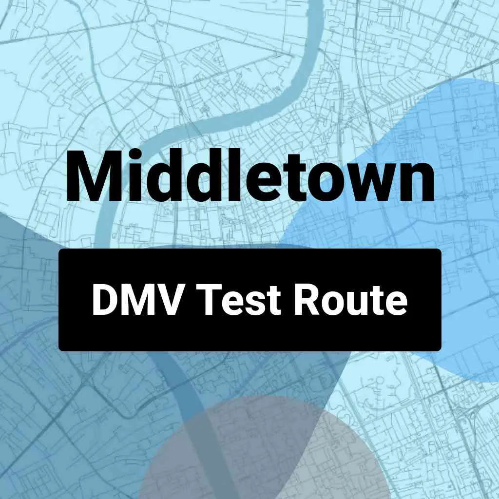 Middletown, New York DMV Driving Test Routes