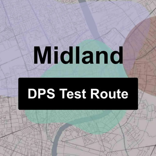Midland, Texas DPS Driving Test Routes