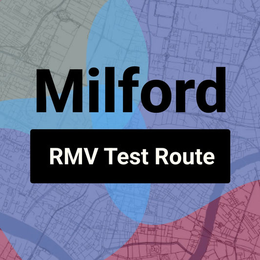 Milford, Massachusetts RMV Driving Test Routes