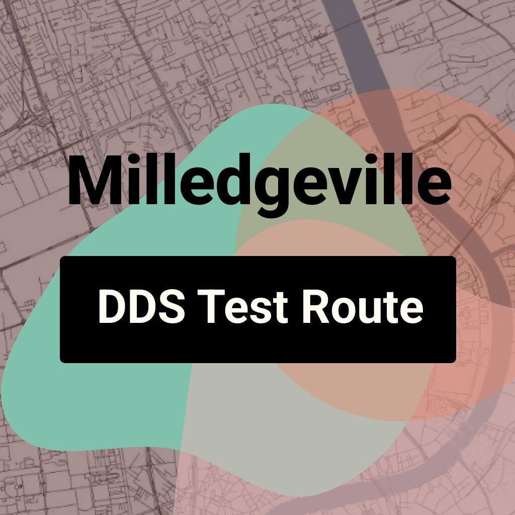 Milledgeville, Georgia DDS Driving Test Routes