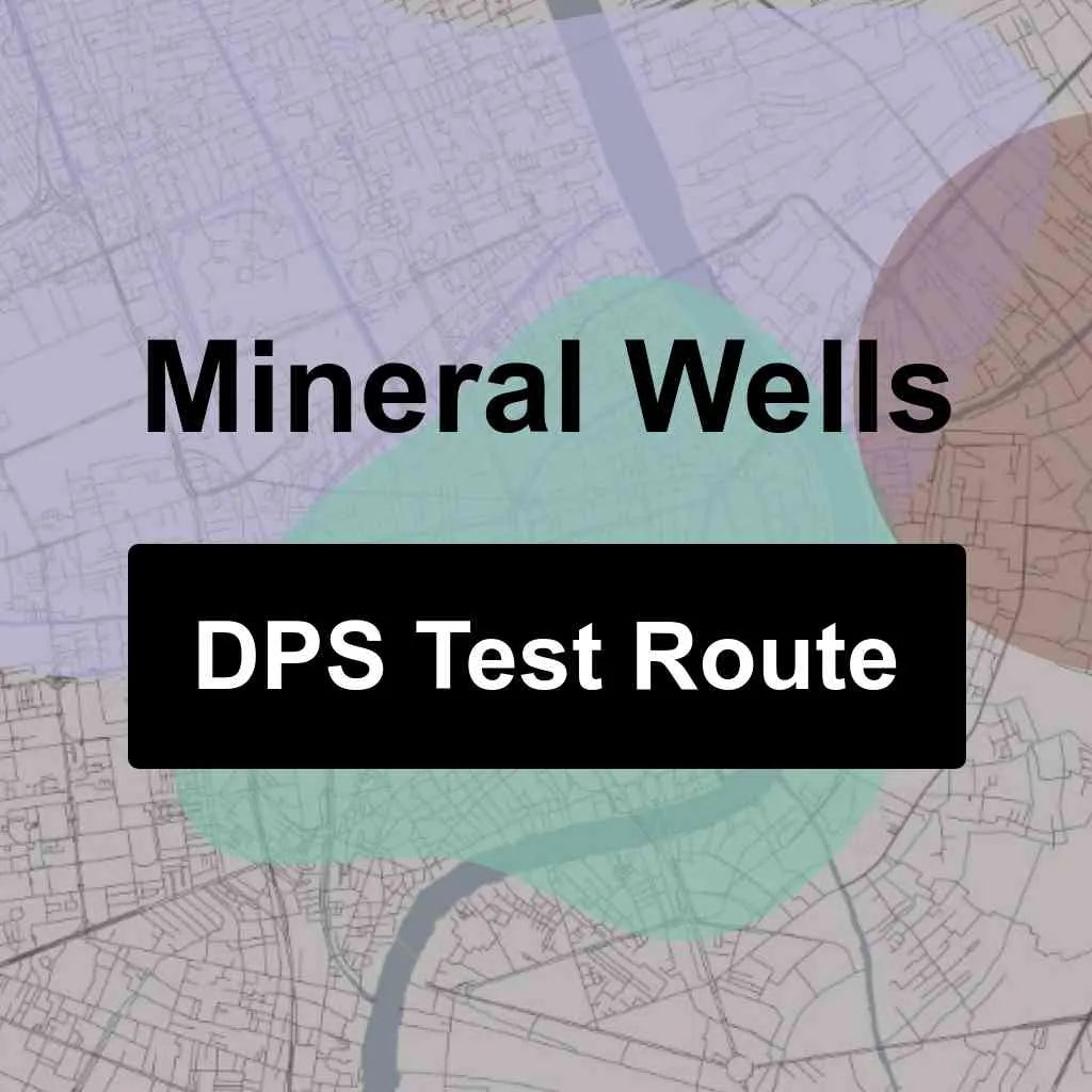 Mineral Wells, Texas DPS Driving Test Routes