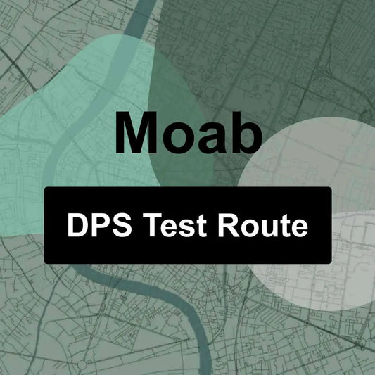 Moab, Utah DPS Driving Test Routes