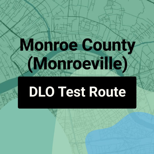 Monroe County (Monroeville) Alabama DLO Driving Test Routes