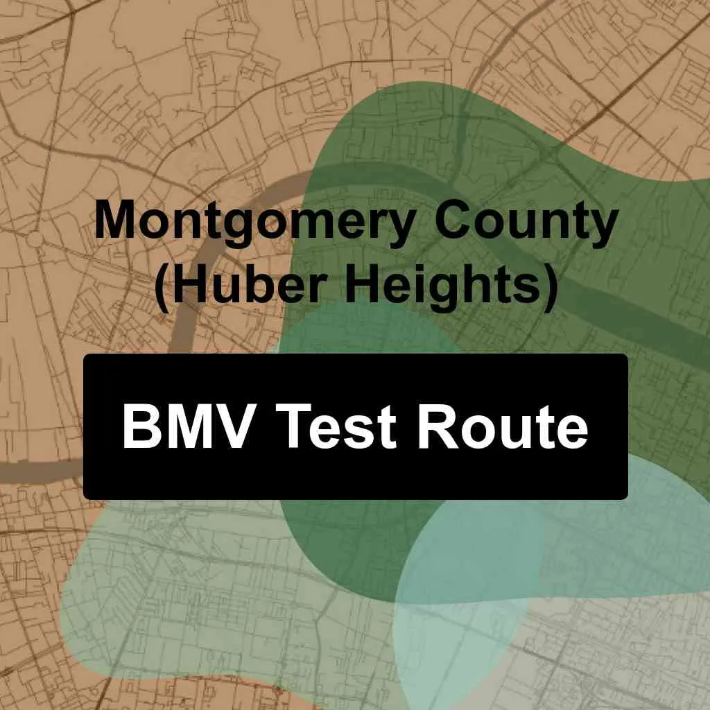 Montgomery County (Huber Heights), Ohio BMV Driving Test Routes
