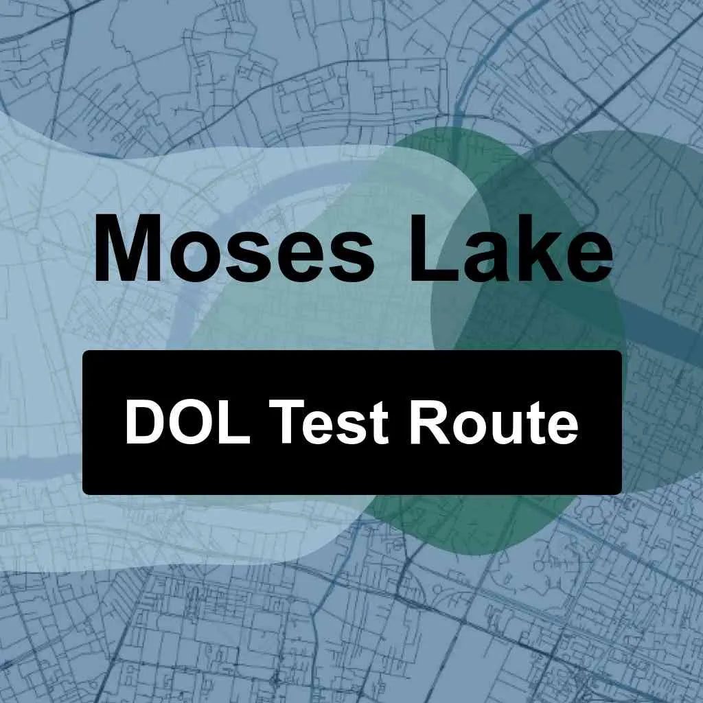 Moses Lake, Washington DOL Driving Test Routes
