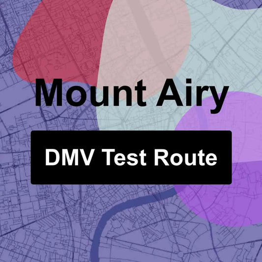 Mount Airy, North Carolina DMV Driving Test Routes