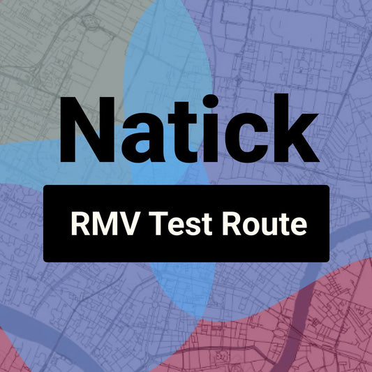 Natick, Massachusetts RMV Driving Test Routes