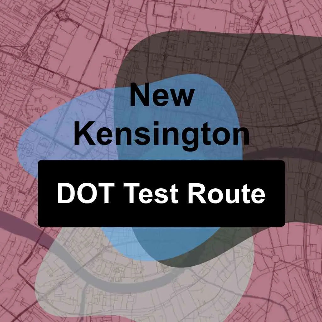 New Kensington, Pennsylvania DOT Driving Test Routes