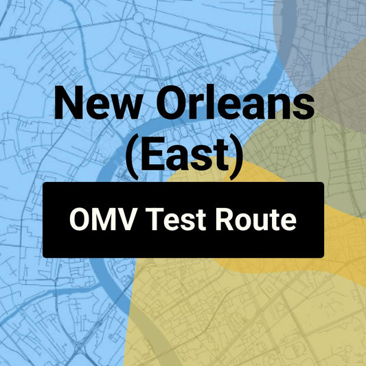New Orleans (East), Louisiana OMV Driving Test Routes