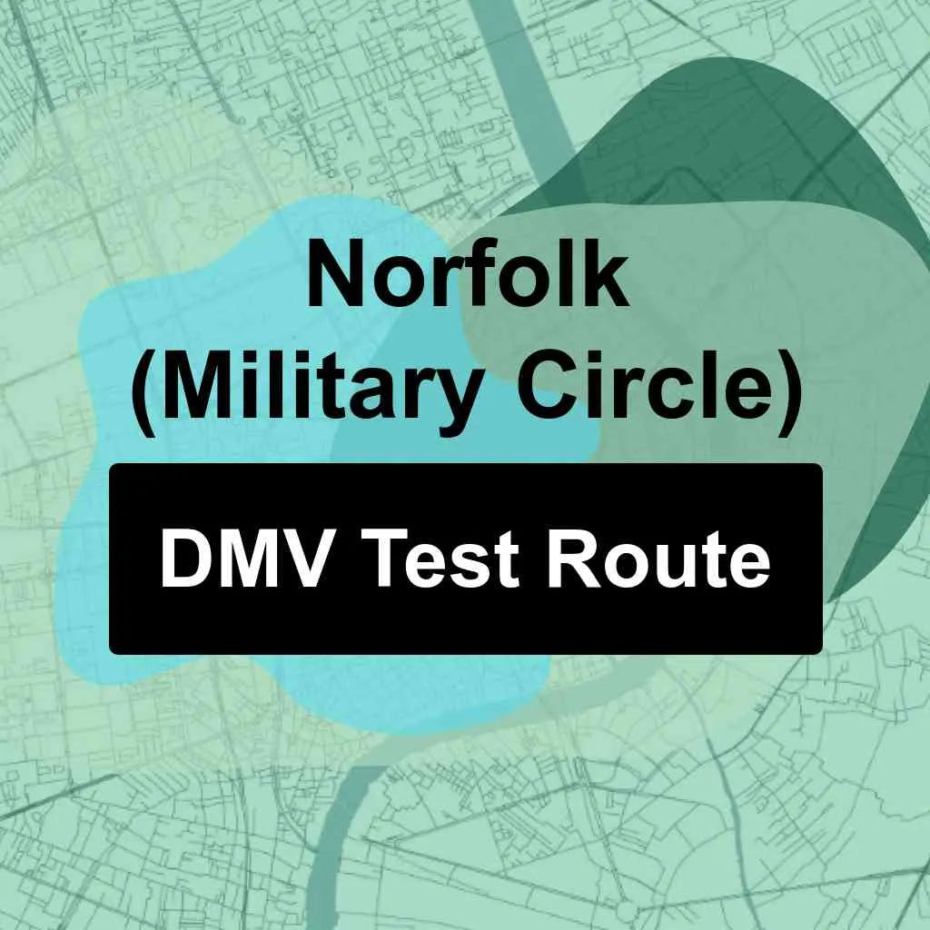 Norfolk (Military Circle), Virginia DMV Driving Test Routes