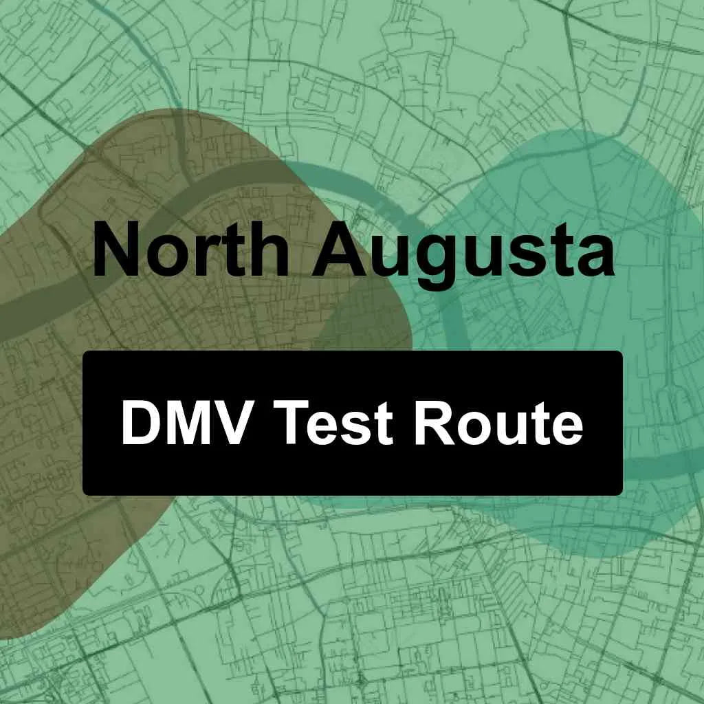 North Augusta, South Carolina DMV Driving Test Routes