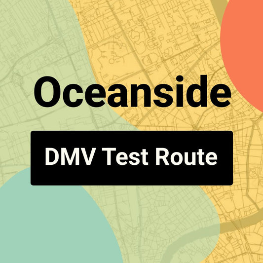 Oceanside DMV Road Test Centre Routes