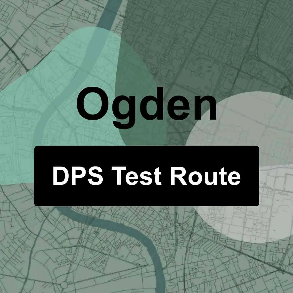 Ogden, Utah DPS Driving Test Routes