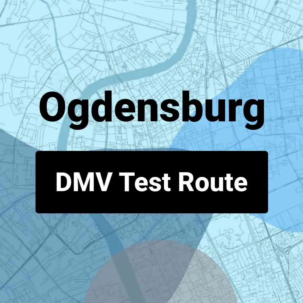 Ogdensburg, New York DMV Driving Test Routes