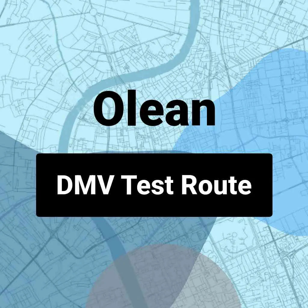 Olean, New York DMV Driving Test Routes