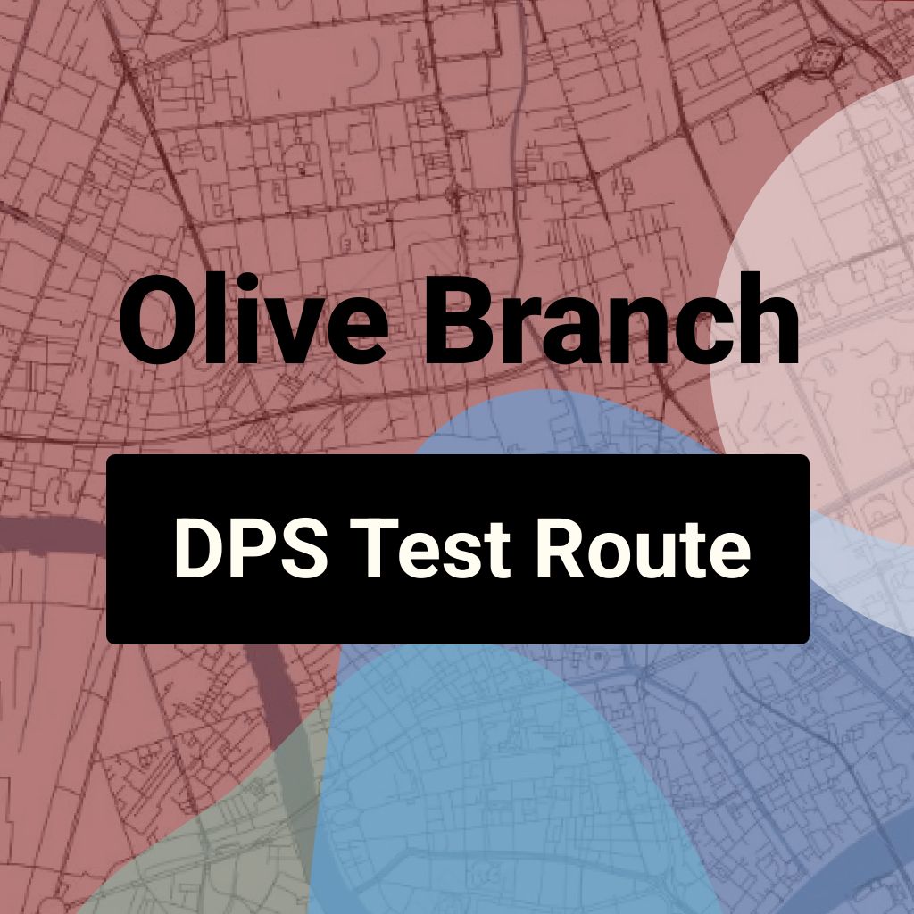 Olive Branch DPS, Mississippi DMV Driving Test Routes