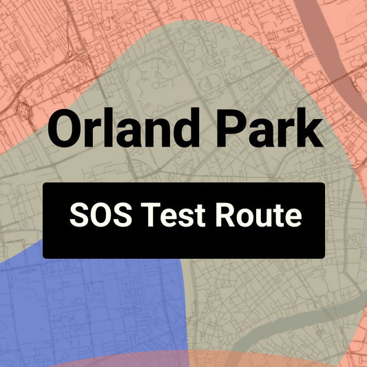 Orland Park, Illinois SOS Driving Test Routes