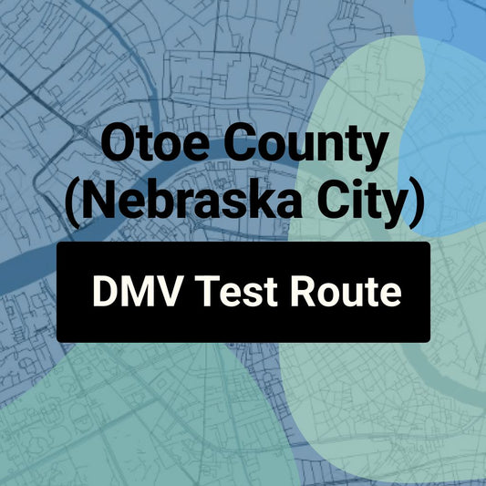 Otoe County (Nebraska City), Nebraska DMV Driving Test Routes
