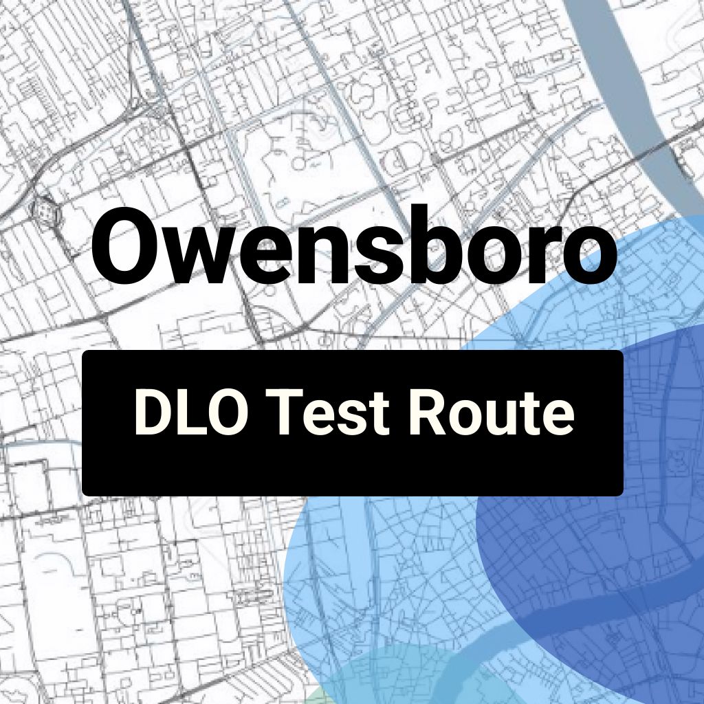 Owensboro, Kentucky DLO Driving Test Routes