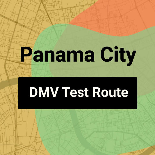 Panama City, Florida DMV Driving Test Routes