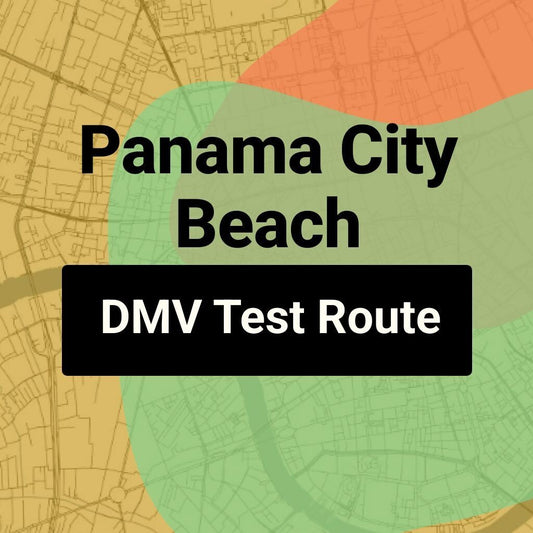 Panama City Beach, Florida DMV Driving Test Routes