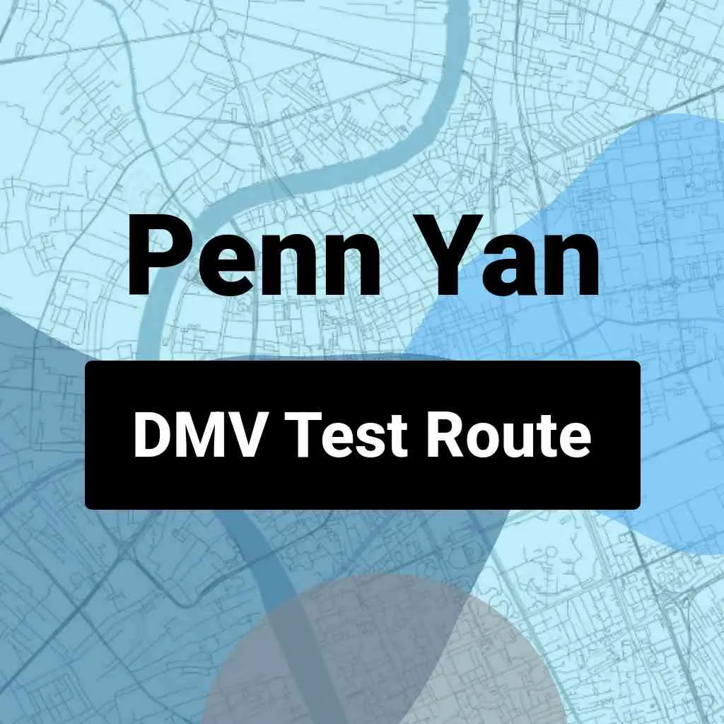 Penn Yan, New York DMV Driving Test Routes
