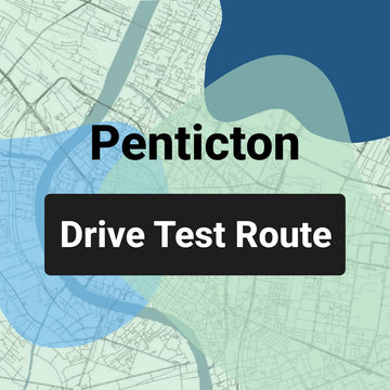 Penticton ICBC Road Test Route