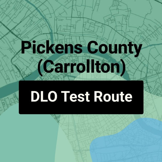 Pickens County (Carrollton) Alabama DLO Driving Test Routes