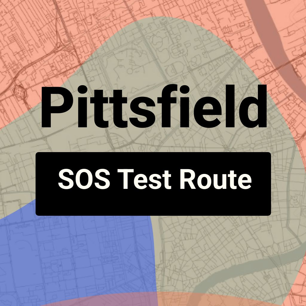 Pittsfield, Illinois SOS Driving Test Routes