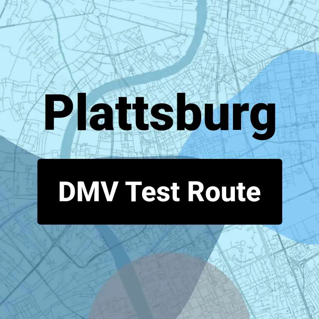 Plattsburg, New York DMV Driving Test Routes