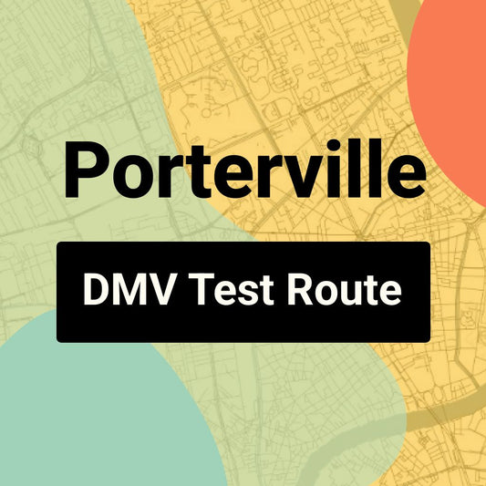 Porterville DMV Road Test Centre Routes