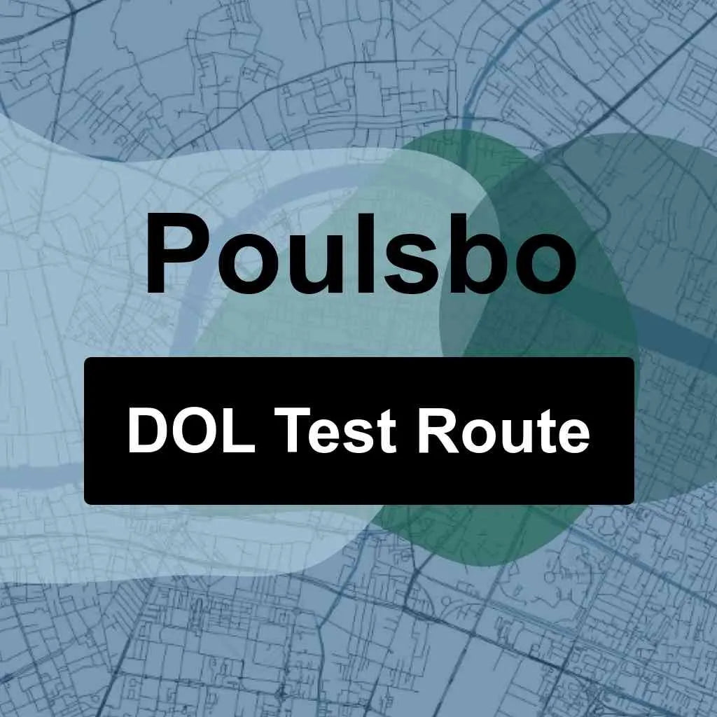 Poulsbo, Washington DOL Driving Test Routes