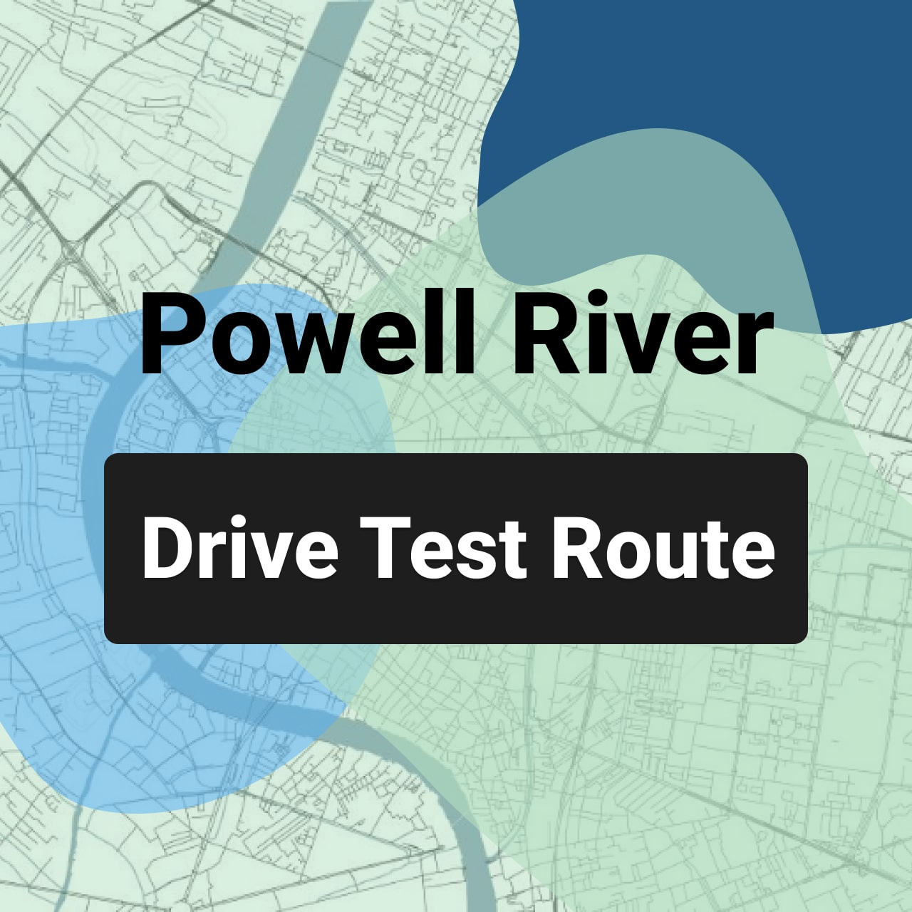 Powell River ICBC Road Test Route