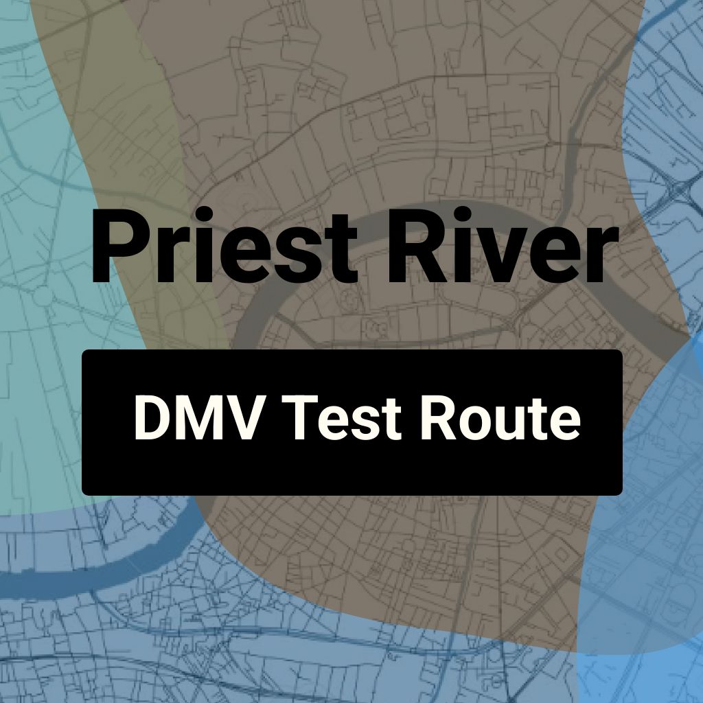 Priest River, Idaho DMV Driving Test Routes