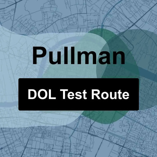 Pullman, Washington DOL Driving Test Routes