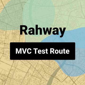 Rahway, New Jersey MVC Driving Test Routes