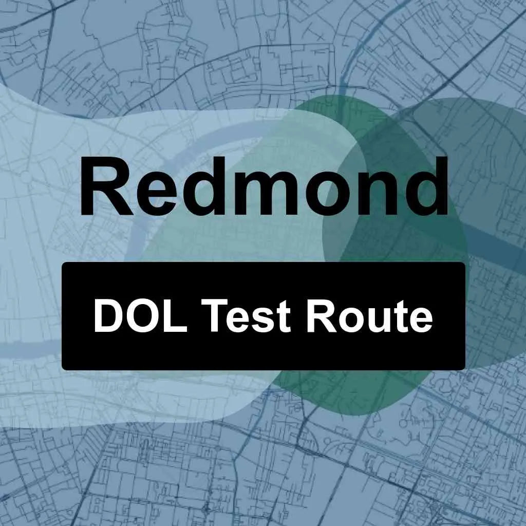 Redmond, Washington DOL Driving Test Routes