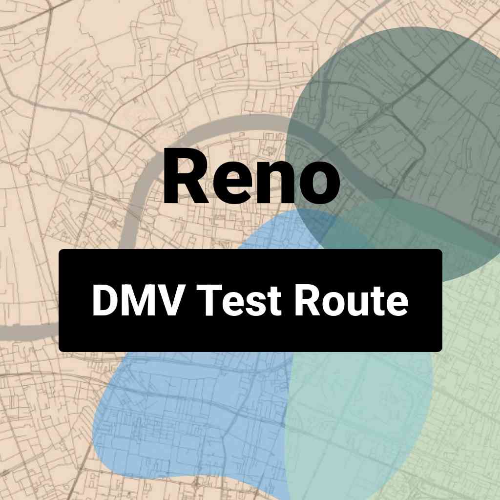 Reno, Nevada DMV Driving Test Routes