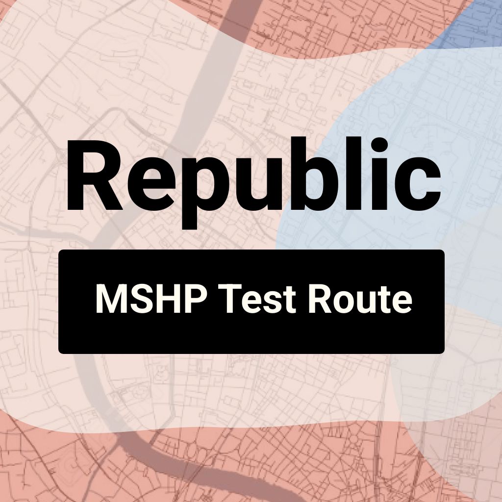 Republic, Missouri MSHP Driving Test Routes